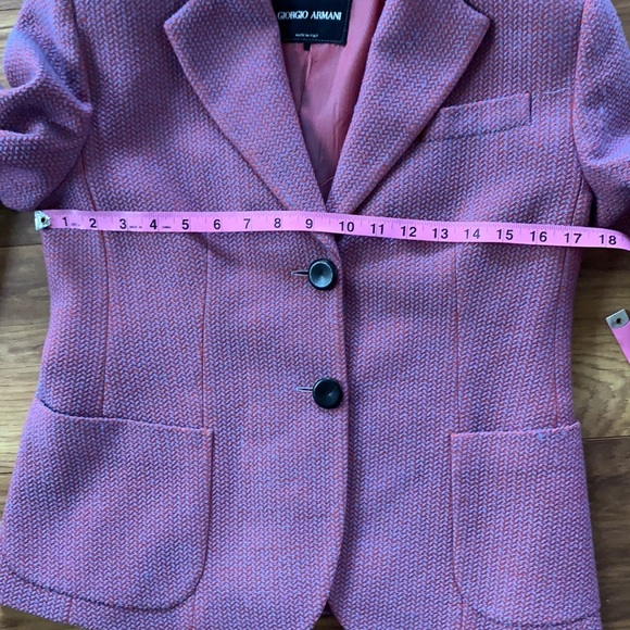 Vintage Giorgio Armani Wool Blend Blazer - Picture 15 of 16